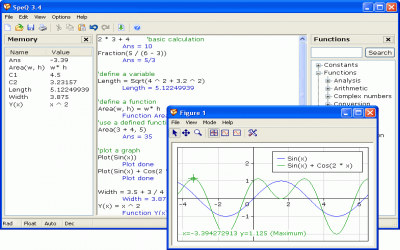 MEMBUAT GRAFIK FUNGSI MATEMATIKA DENGAN SPEQ MATHEMATIC